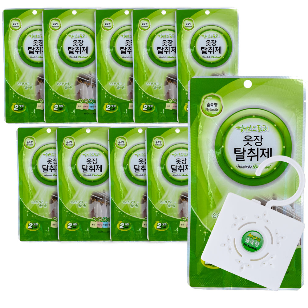 허브스토리 숲속향 옷장 탈취제 본품 10,900원