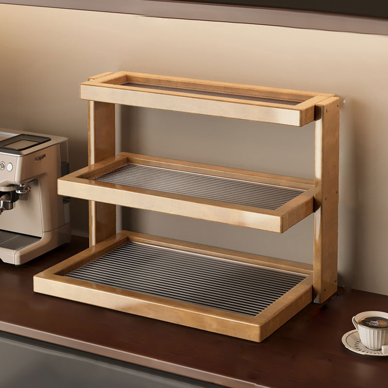 DANGZ 주튼튼한 컵건조대 방 정리 컵정리대 아크릴판, 1개, 우드 32,800원