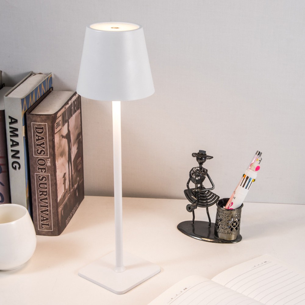 HK.sell 무선 충전식 3색 퓨어 LED 스탠드 무드등, 화이트 17,800원