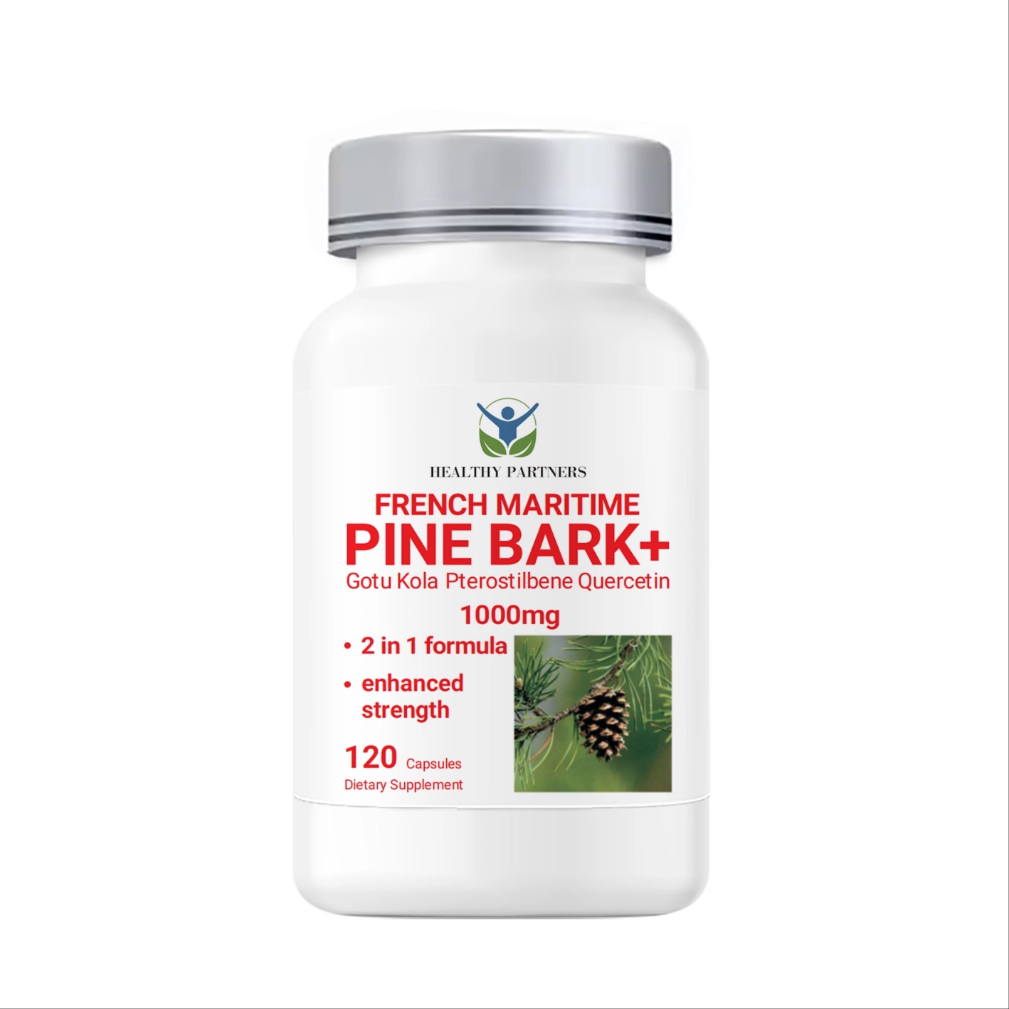 프랑스해안송 소나무껍질 추출물 1000mg 프로안토시아니딘 폴리페놀 베지캡슐 퀘르세틴 프테로스틸벤, 4개, 120정 169,900원