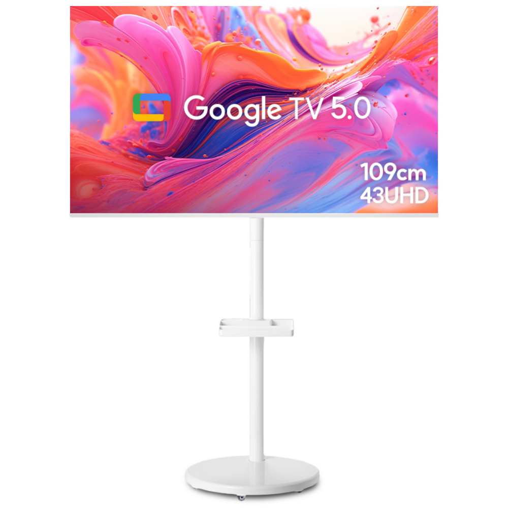 스카이뷰 화이트에디션 삼탠바이미 109cm(43인치) 4K UHD 스마트 이동식 TV 중소바이미 삼텐바이미 305,890원