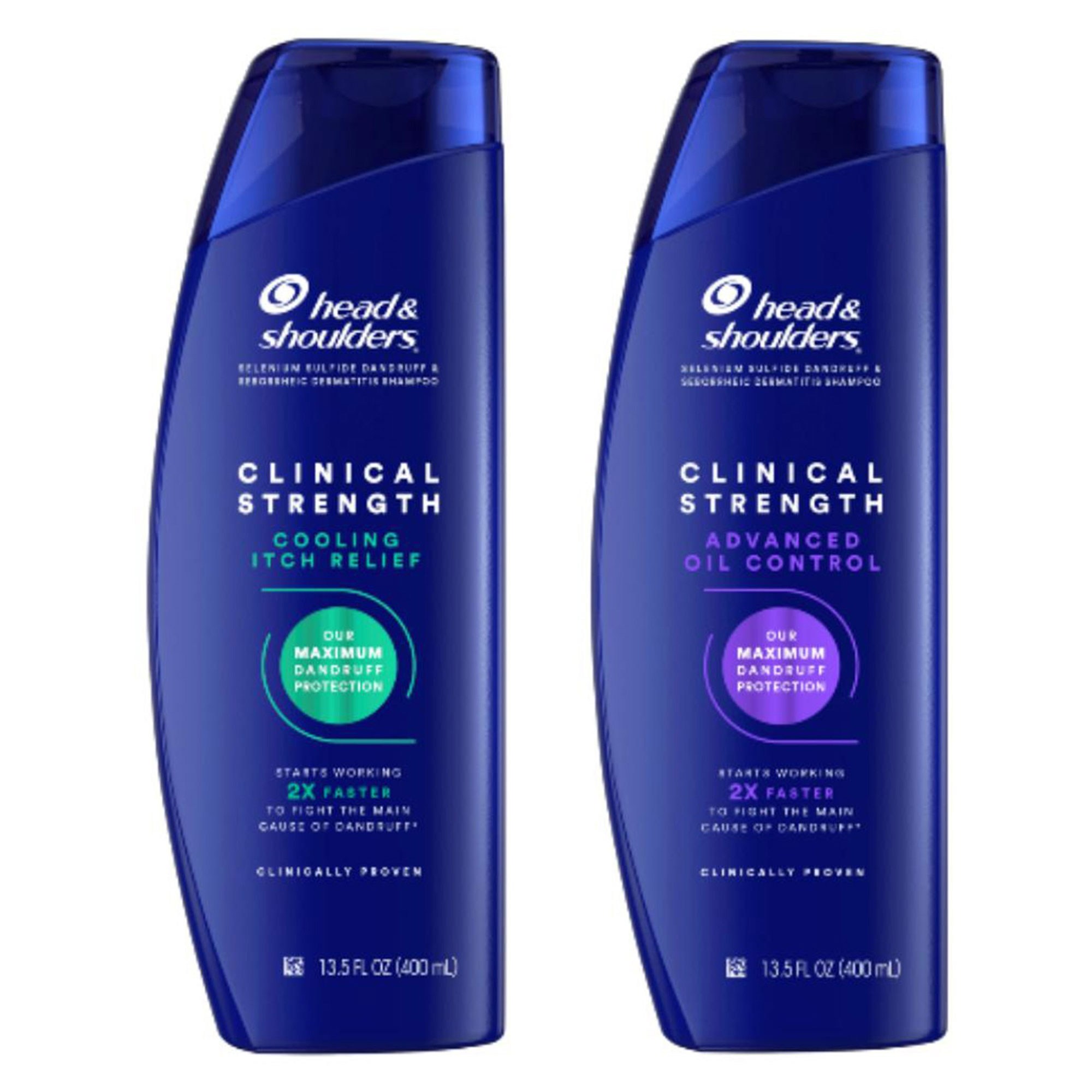 헤드앤숄더 클리니컬 스트렝스 쿨링 이치 릴리프 샴푸 400ml + 어드밴스드 오일 컨트롤 샴푸 400ml 34,780원