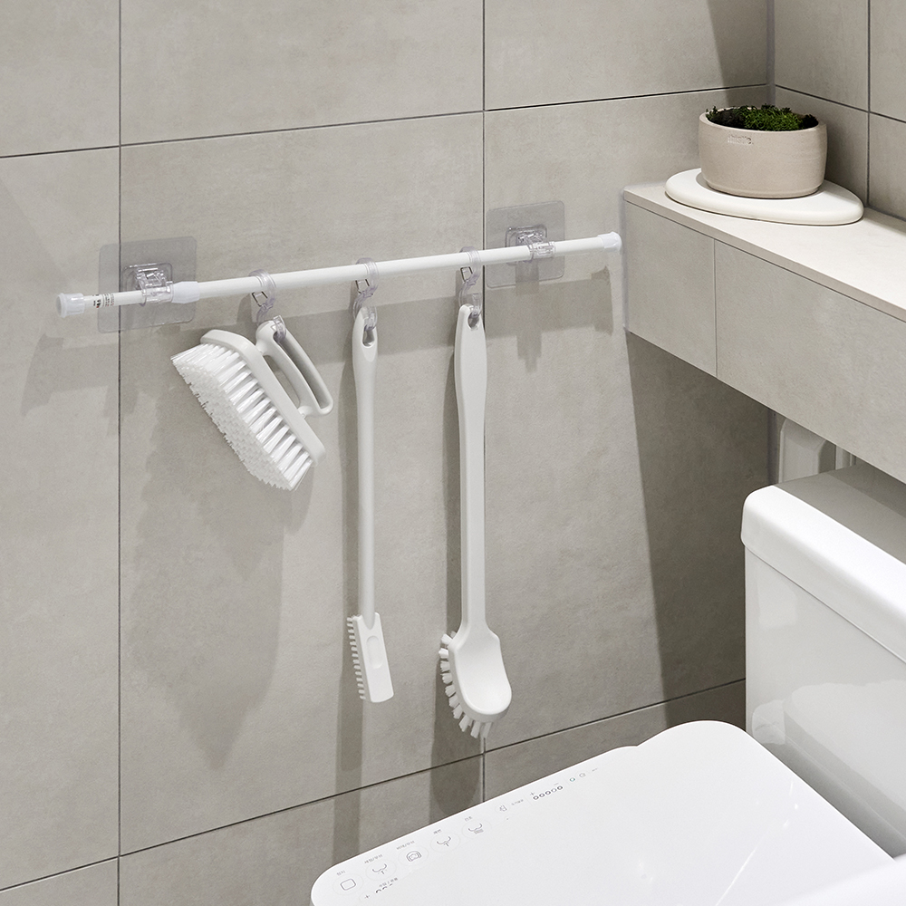 까사마루 길이 조절 압축봉 + 브라켓 홀더 2p + S자 고리 5p 세트 5,900원