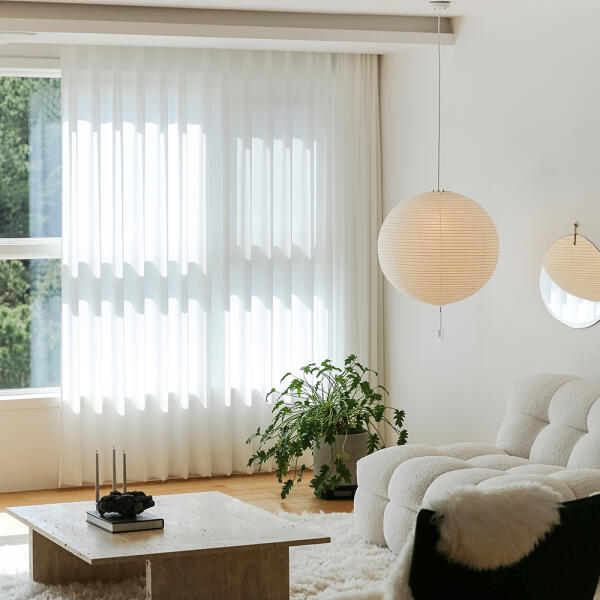 아트박스/윈도우드레스 차르르 화이트 쉬폰커튼 (~150cm) 30,000원