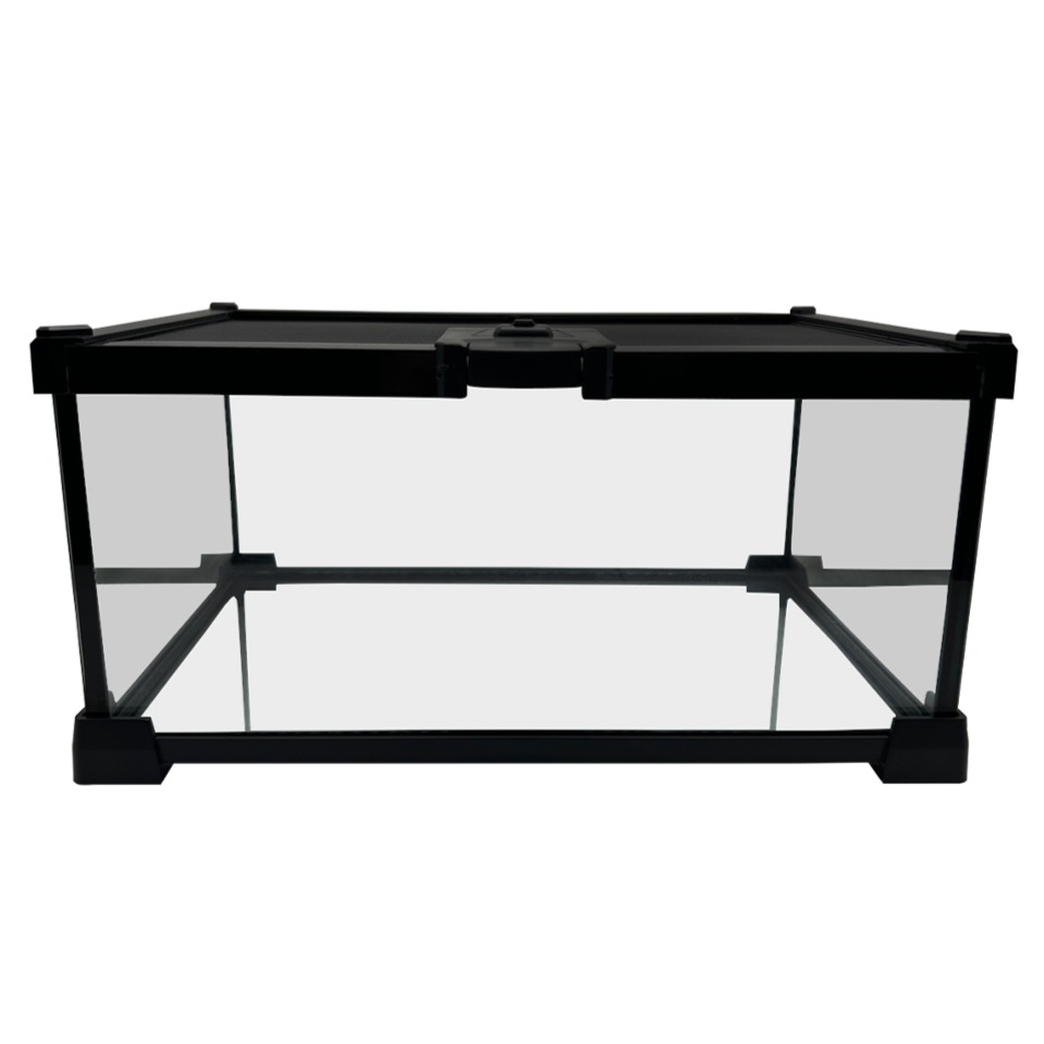 노모이펫 레인포레스트 탱크 파충류 양서류 사육장 30 x 20 x 14.5 cm YL-074, 1개, 투명 + 검정 42,500원