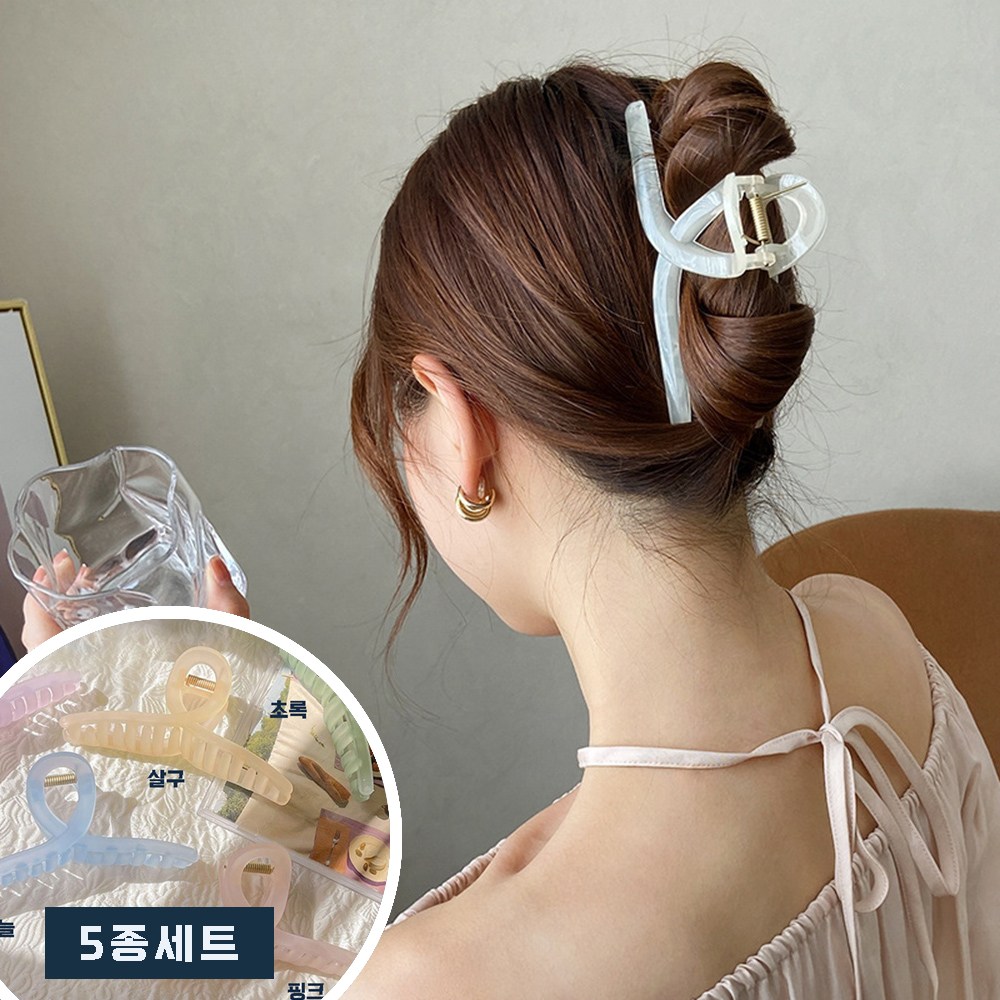태미스 헤어 집게핀 13CM 5종세트 10,900원