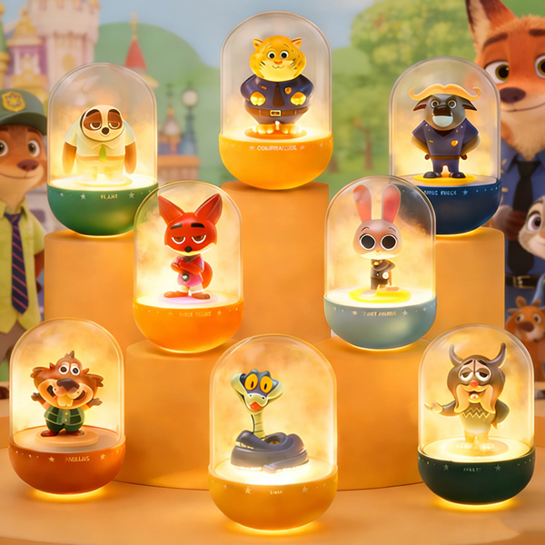 주토피아2 피규어 무드등 랜덤박스 미니어처 조명 인테리어 소품 생일선물 17,000원