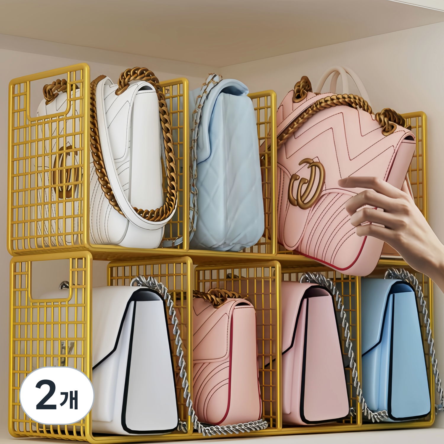 융풍 수납정리함 가방보관함 가방 수납장 수납장 선반 가방 정리함 가방 정리대 46,600원