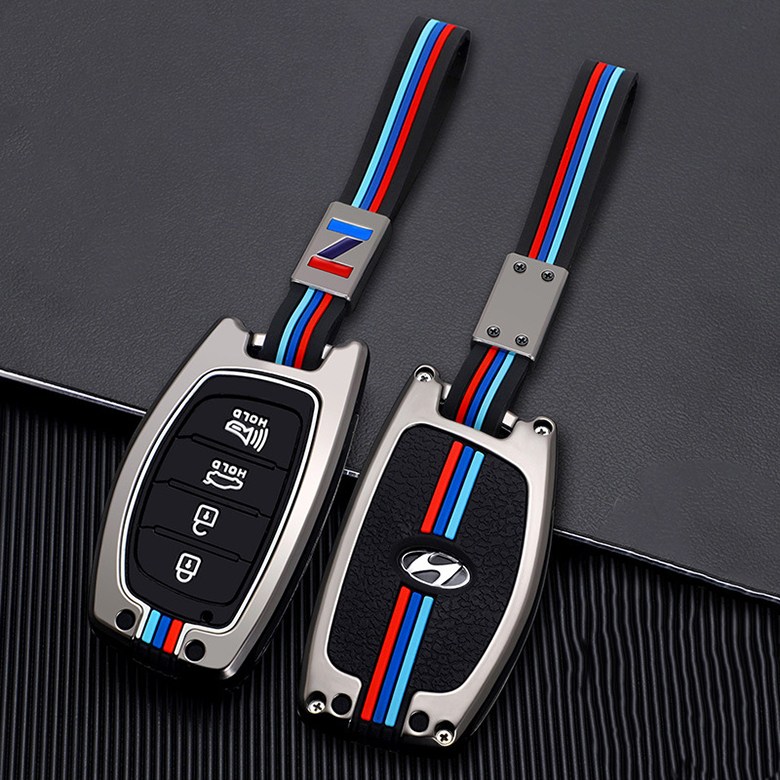 크로니클 Z라인 현대 4버튼 스마트키케이스 아반떼 투싼 소나타 캐스퍼 베뉴 키홀더 키링 29,800원