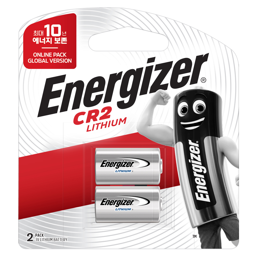 에너자이저 리튬 CR2 Global Version 10년 보존 특수건전지 12,400원