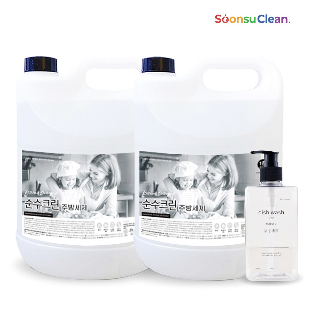 순수크린 베이킹소다 주방세제 대용량 프리미엄 저자극세제 8,990원