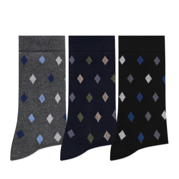 (모조리박) 남성 두툼한 기모 겨울 정장 캐주얼 패션 양말 6켤레 1세트 16,900원