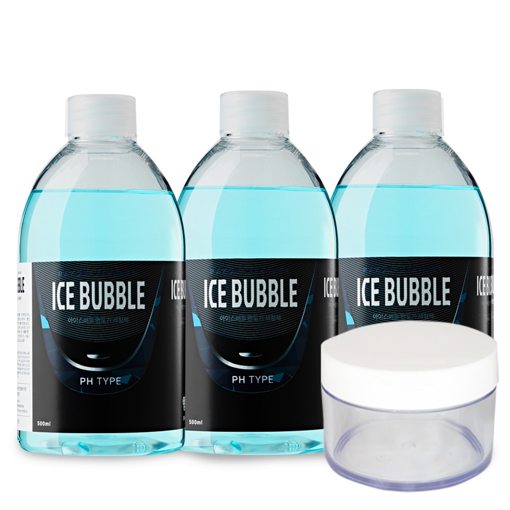아이스버블 브라운 면도기세정액 리필 파나소닉 필립스 호환, (묶음), 필립스 호환(PH타입) 500ml *3개 +세척용기, 1개 20,000원