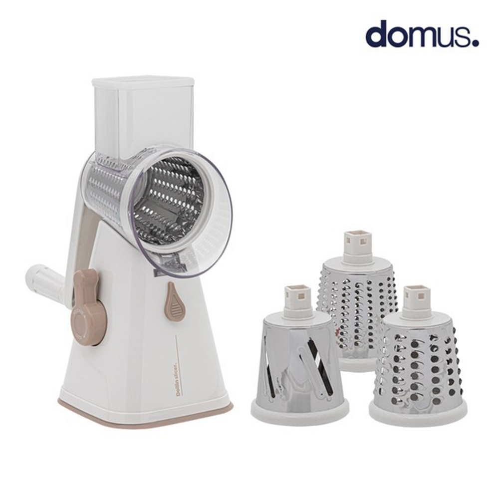 도무스 3종 수동 회전식 채칼 만능 슬라이서 야채 김장 다지기 채썰기 편썰기 24,900원