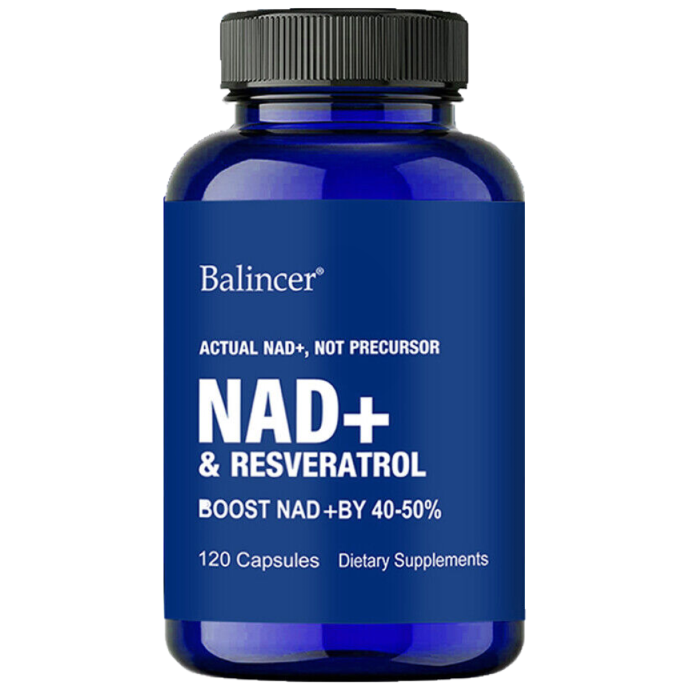 NAD 보충제 - 레스베라트롤 함유 리포솜 NAD+ 보충제, Nad Plus 강화 보충제 - 세포 건강, 지구력 및 건강한 노화 지원 - 120 추가 강도 캡슐, 60정, 1개 17,300원