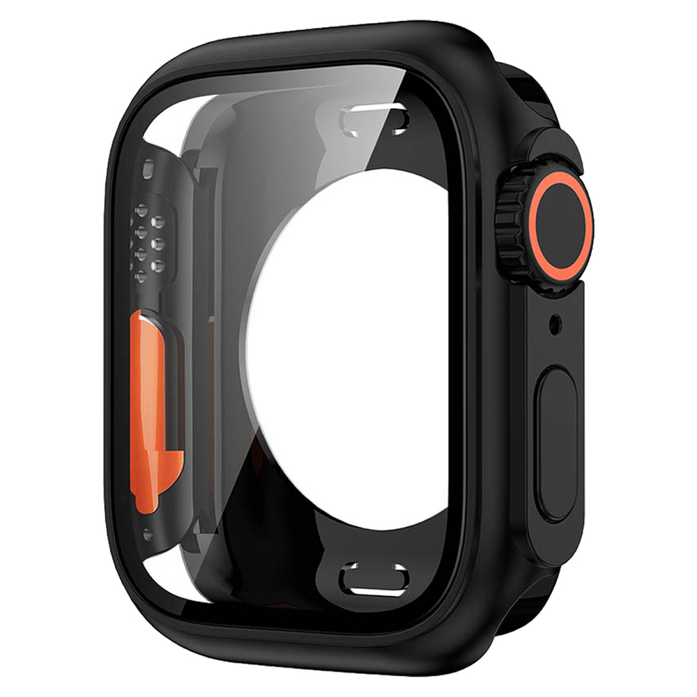 젤센 울트라변신 풀커버 일체형 9H 강화유리 스마트워치 케이스 44mm, 블랙, 1개 9,900원