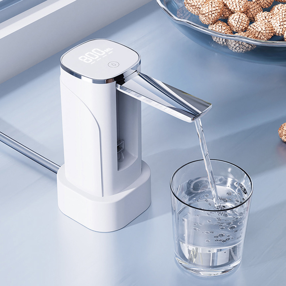 HK.sell NEW 버전 원터치 접이식 F형 충전 워터 펌프 kc 인증 2000mAh 대용량 건전지, 화이트, 1개, 20L 16,100원