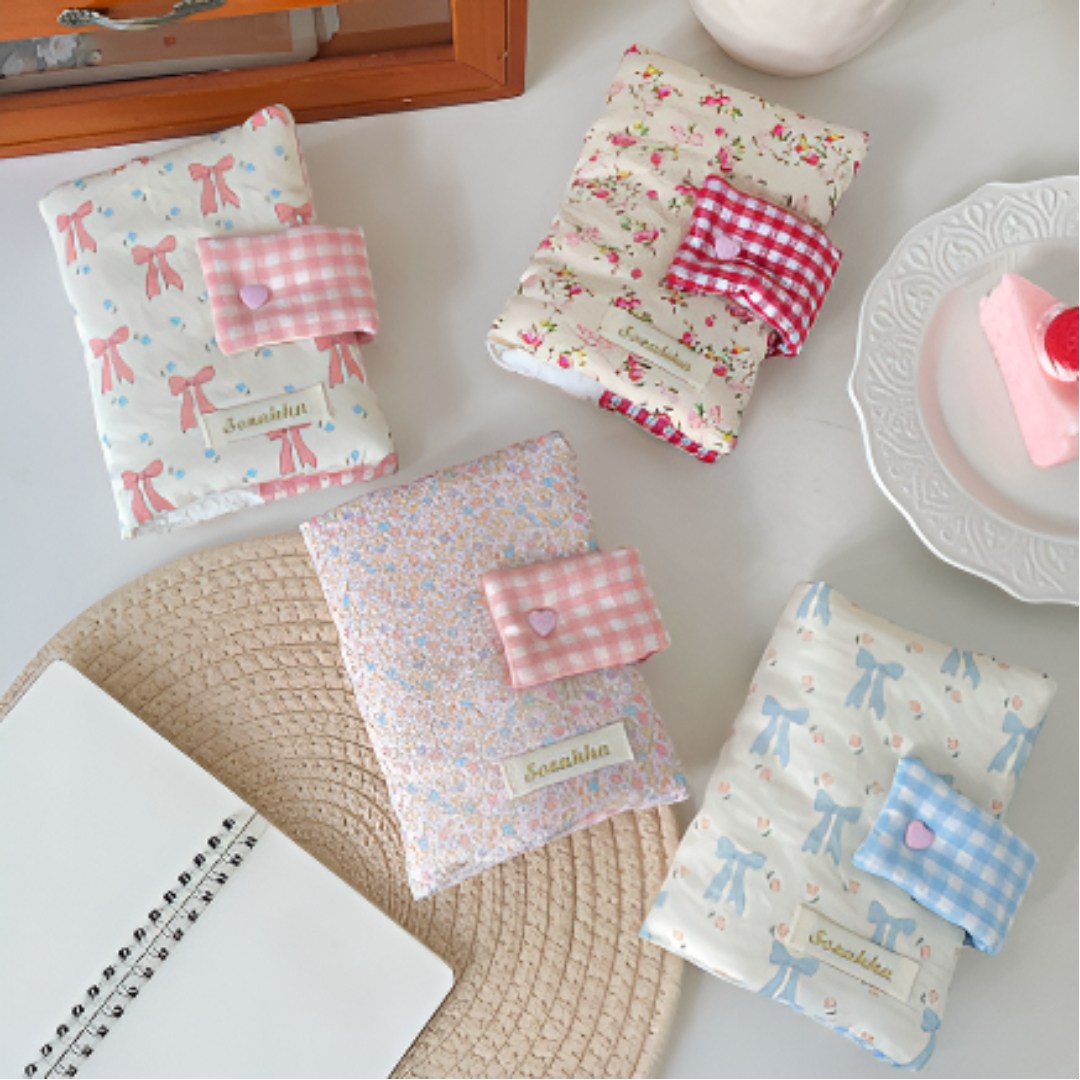 모리포켓 패브릭 A6다이어리커버 북커버 6공 바인더 노트, 1개, 핑크믹스플라워 9,900원