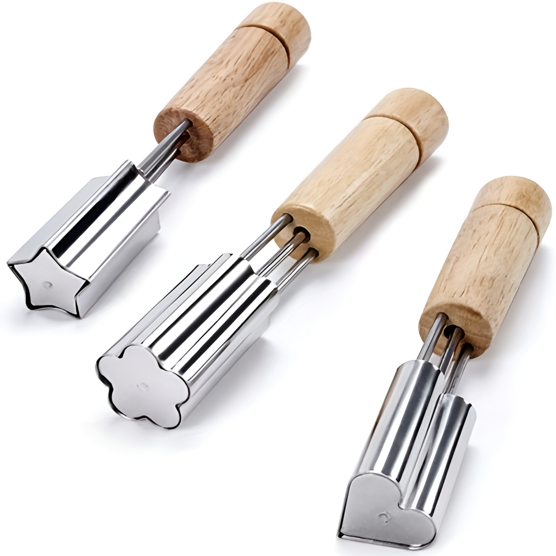 쿠코아 귀여운 별 하트 꽃 스테인리스 베이킹 야채 커터 모양틀  3종 세트 12,900원