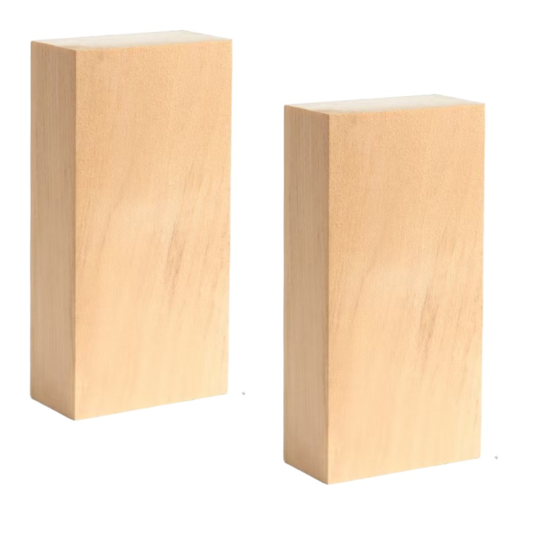 숲인더시티 우드카빙 나무목재 바스우드, 1세트, 5X10X20cm 2개 19,900원
