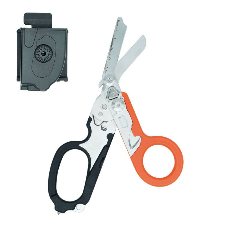 다기능 응급 처치 전문가 전술 접이식 가위, 야외 생존 도구 조합 가제트 24,260원