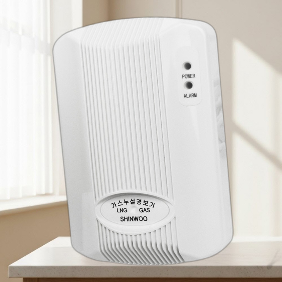신우전자 가정용 도시가스 LNG 가스누설경보기 AC용 아파트화재감지기 39,600원