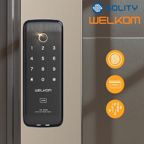WR-303B 디지털도어락 지문인식+카드키4개 현관문 번호키 즉시잠금 현관문도어락 아파트 빌라 방화문 보조키형 도어락 허수 96,030원