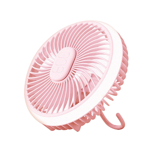 COBY 캠핑용 선풍기 LED 조명 충전식 무선리모컨 고리형 GORIFAN, 핑크, 현재가 29,830원