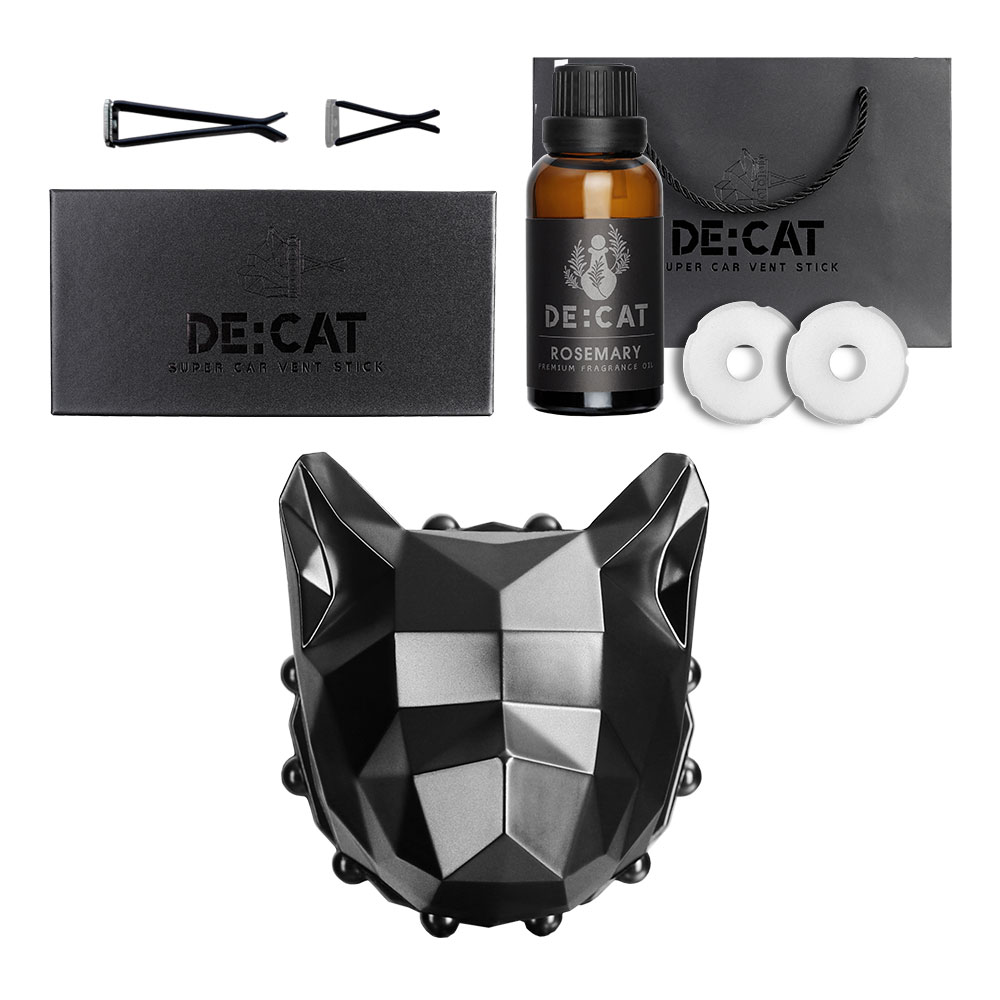 [디캣] 차량용 고양이 방향제 싱글 A세트 카본그레이 19,900원