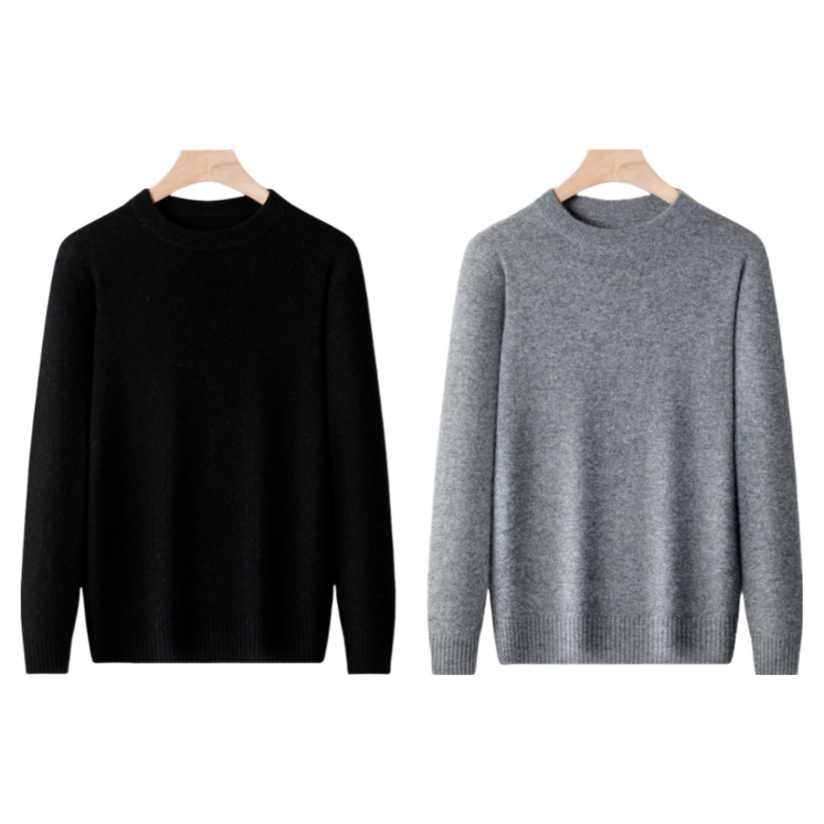 르마틴홈 여성 겨울 니트 긴팔 라운드넥 부드러운 니트티 2종 세트 45,800원