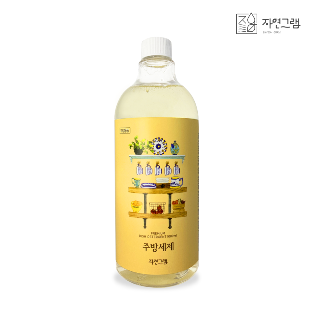 자연그램 자연유래성분 주방세제 아기젖병세제, 1개, 1000ml 15,900원