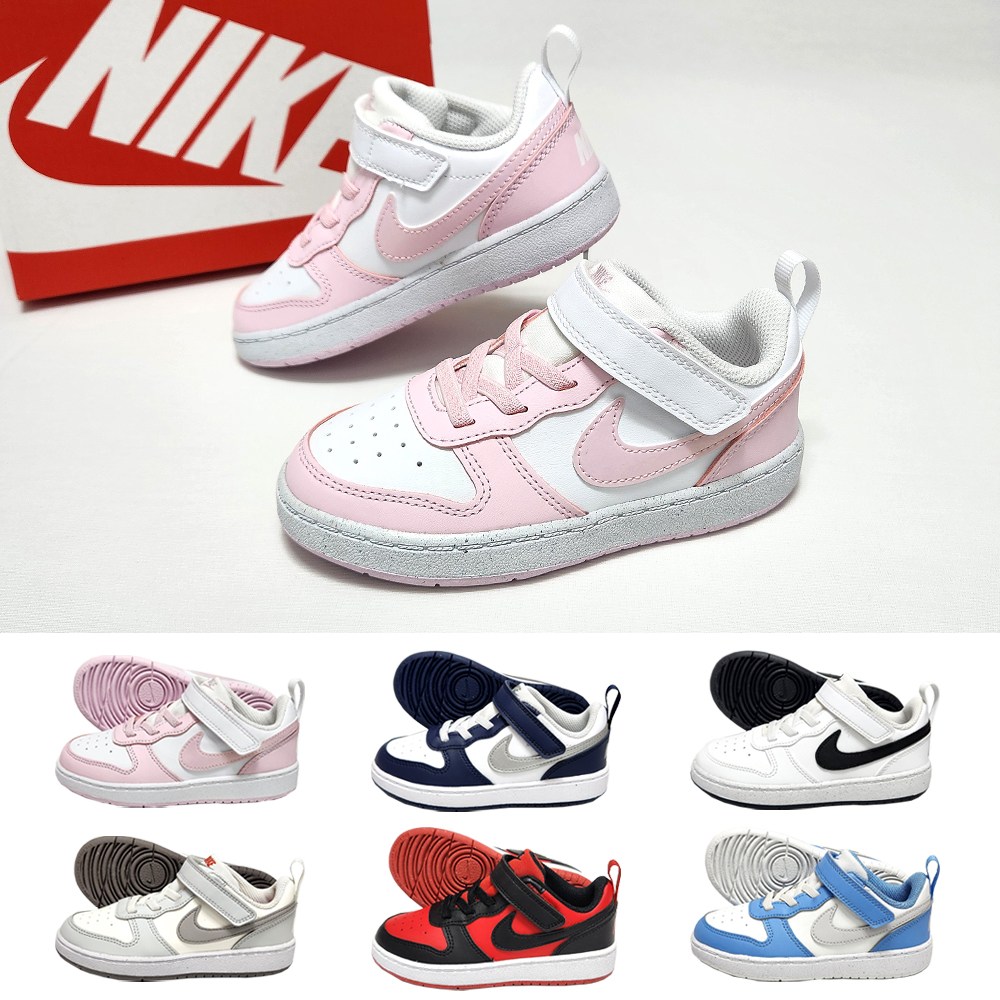 나이키 유아 코트버로우 120~160 찍찍이 운동화 리크래프트 고무줄끈 벨크로 베이비 키즈 아동 신고 벋기 편한 걸음마 신발 [국내매장판/AS가능] 47,000원