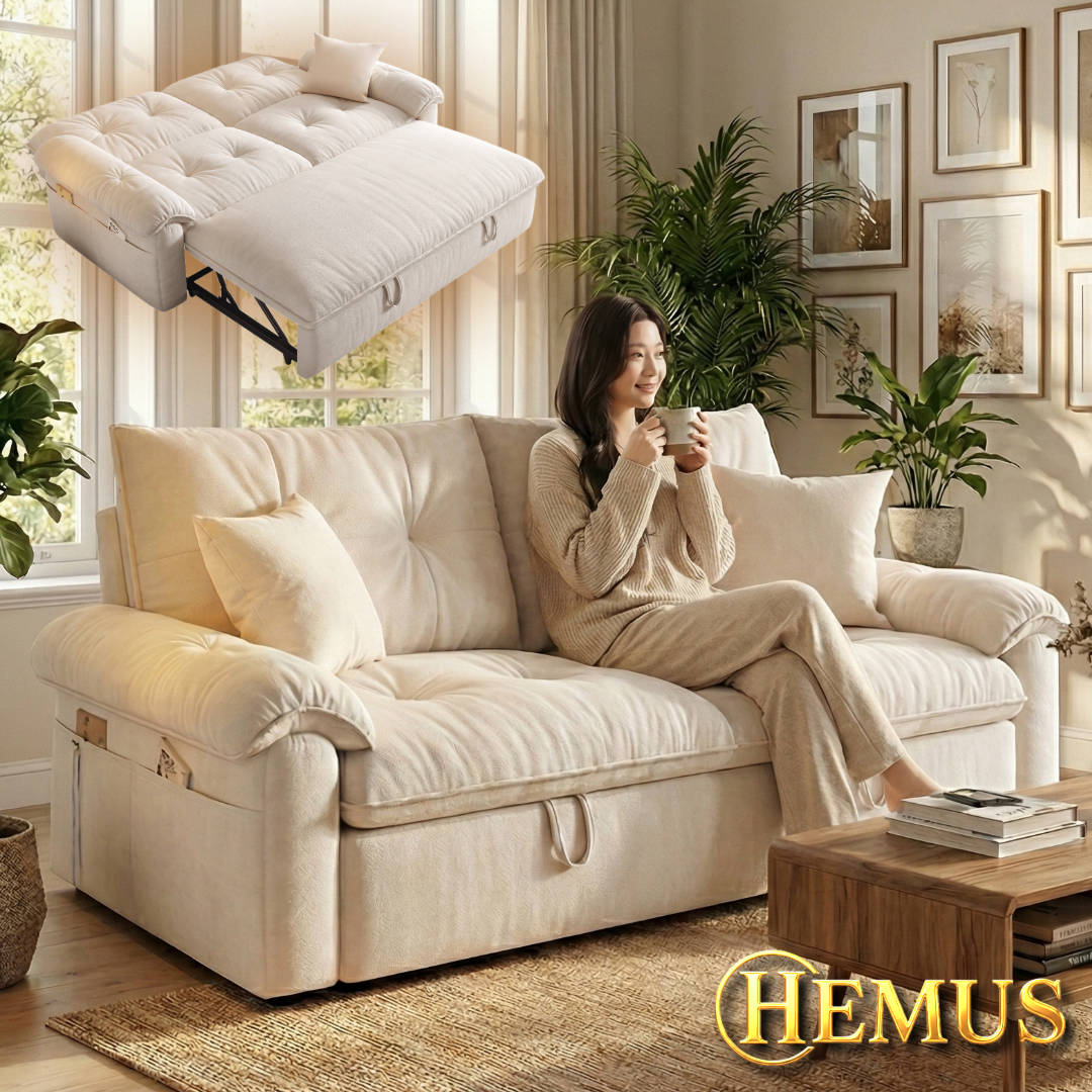 HEMUS 정품 편안한 침대형 쇼파 접이식 침대 2인용 거실 디자인 3인용 소파베드 786,500원