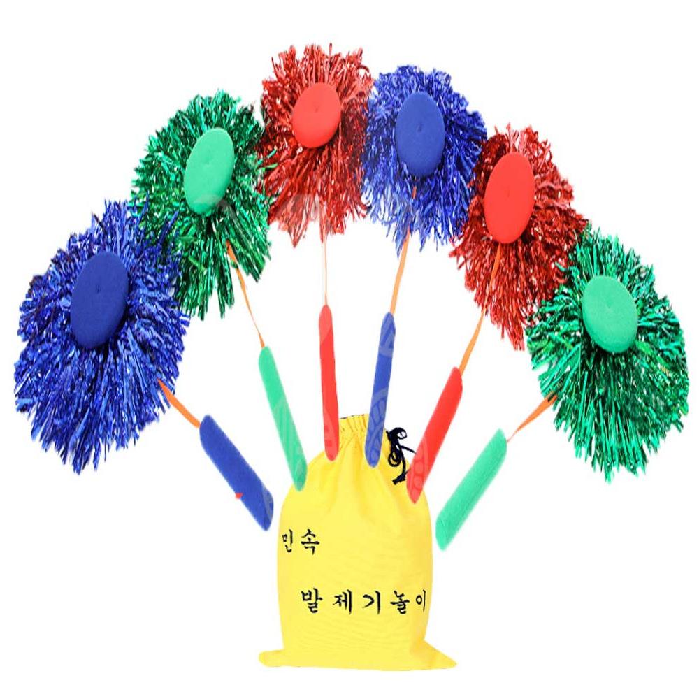 전통놀이 민속놀이 발 제기 차기 유아체육 균형잡기 순발력 59,500원