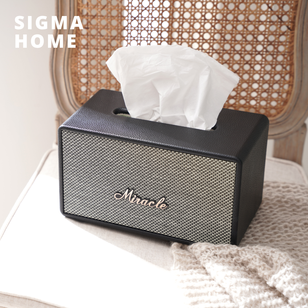 시그마홈 미라클 2in1 스피커 티슈케이스 멀티탭 정리함, 크림아이보리, 1개 56,800원