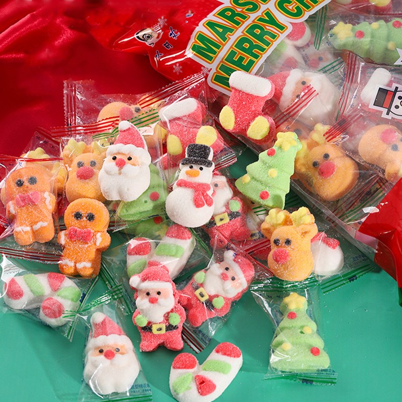 OKYAIOS 크리스마스 믹스 젤리 캔디 마시멜로우 크리스마스사탕, 2개, 350g 43,890원
