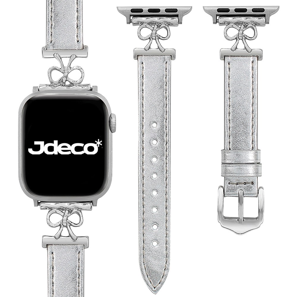 제이데코 애플워치 호환 리본 하트 커넥터 레더 스트랩 19,900원