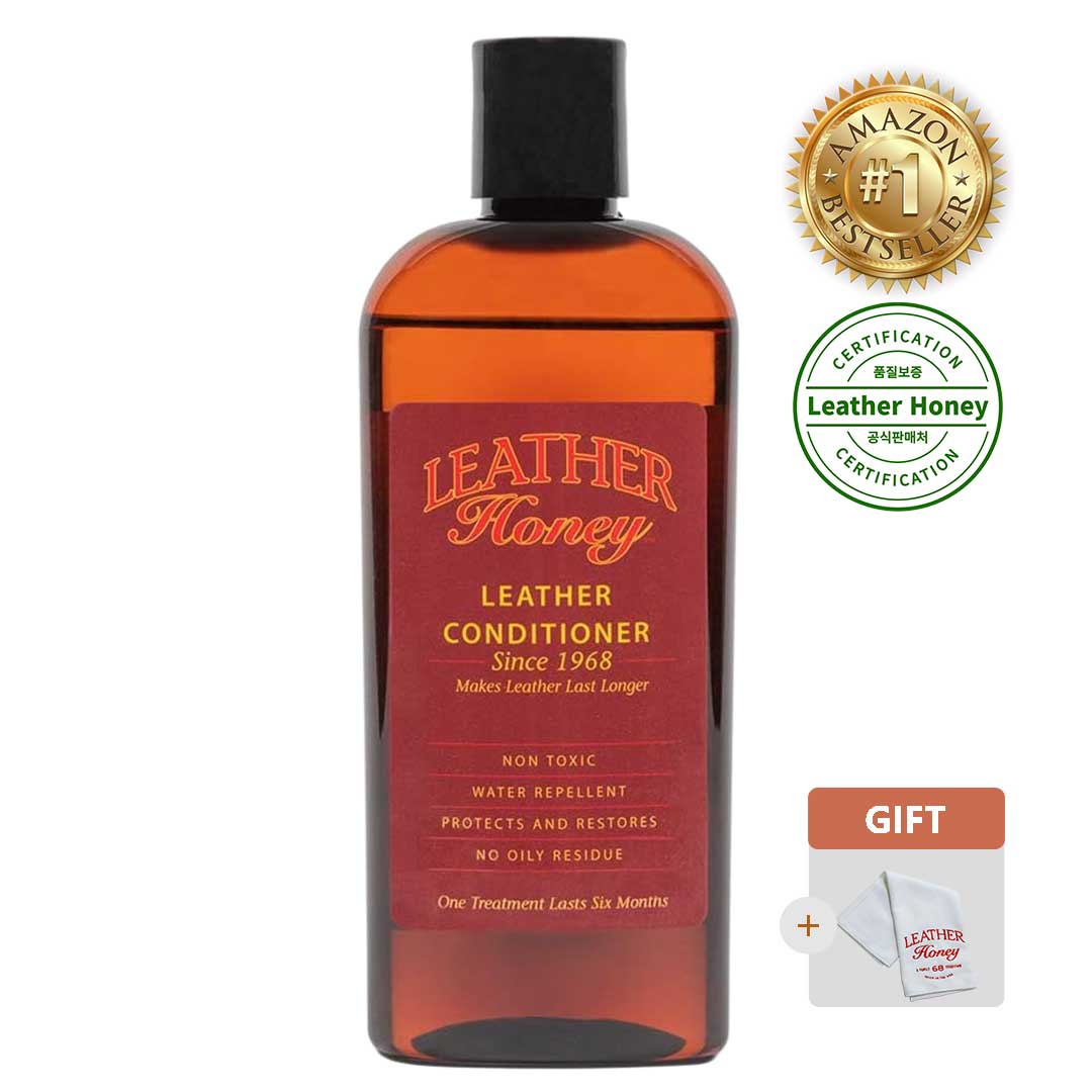 레더허니 프리미엄 가죽 컨디셔너 명품 가방 광택 코팅 보호 복원 / 아마존 가죽케어 판매 1위, 1개, 237ml 40,000원