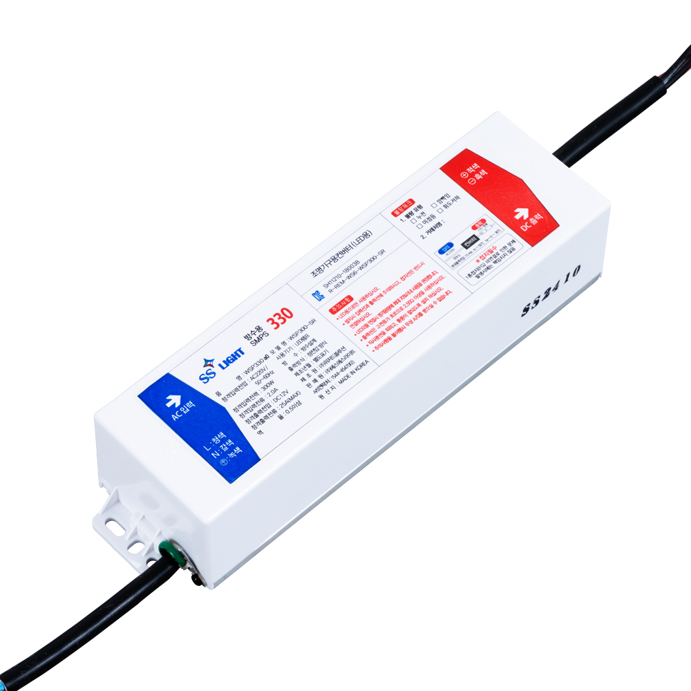 SSLIGHT 방수형 컨버터 SMPS 330W DC12V 안정기 WSP330, 1개 43,500원