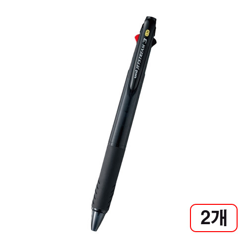 제트스트림 3색볼펜(SXE3-400/0.38mm), 2개, 블랙 18,180원