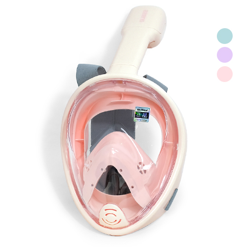 SUB22 아동용 어린이 스노클링 풀페이스 물놀이 마스크, 핑크 15,100원