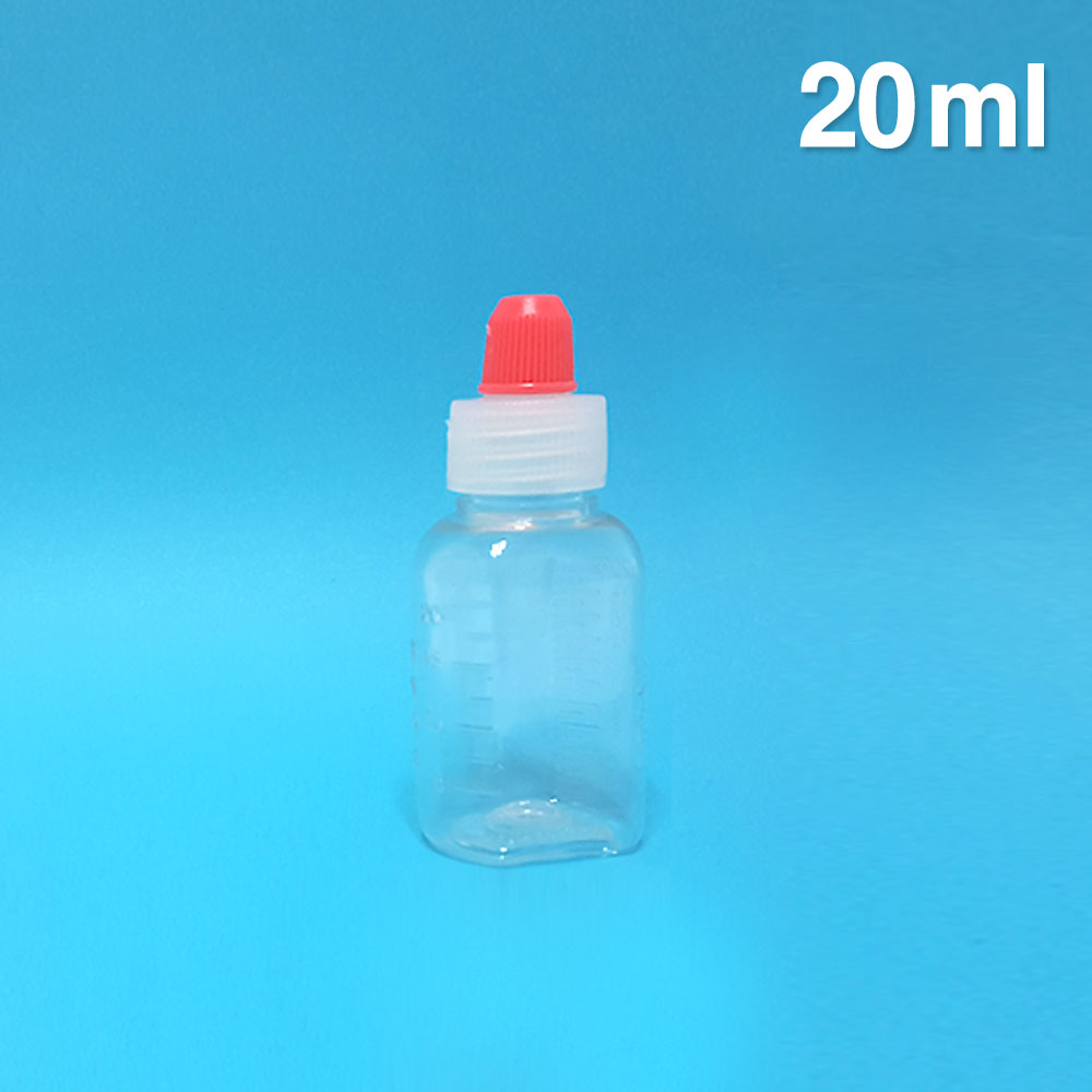 한국산 투약병 20ml- 100개 /물약병/공병/투약병/시약병/샘플병 20cc 9,700원