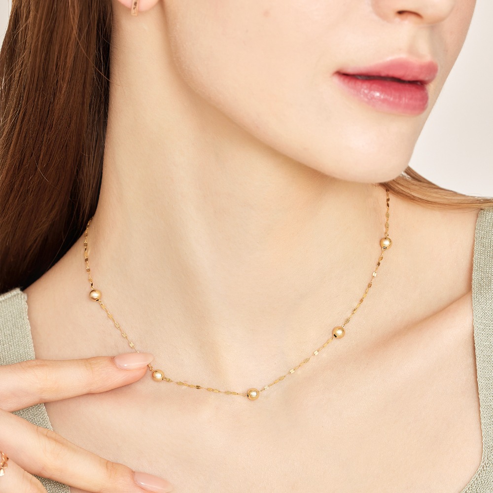 펠리체골드 14K 아말피 목걸이(+선물포장) 선물 데일리 심플 볼 수입 기념일 금 체인 여자친구 레이어드 316,070원