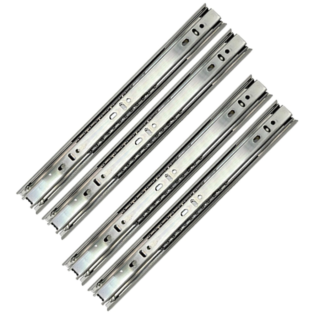 유피 서랍레일 3단 볼레일 35폭 450mm, 실버, 4개 10,900원