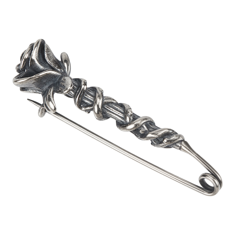 티베탄 스타일 장미 브로치 1개 세트 925 스털링 실버 꽃 여성 라펠 핀 3.05x0.7cm 1세트 32,220원