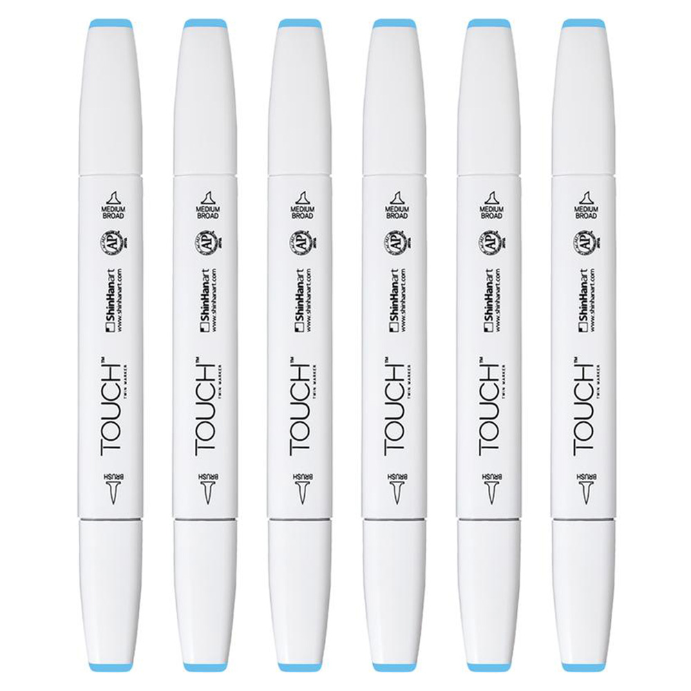 터치 트윈 브러쉬 마카 271 LIGHT BLUE, 6개, 1색 20,220원