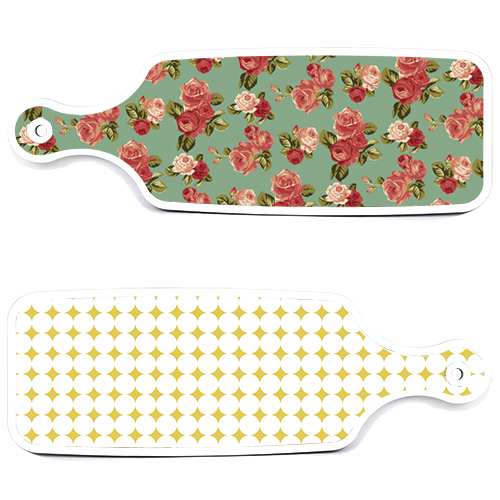 로엠디자인 서빙 도마 보드 2p 원형패턴 파스텔옐로우 세트 6,410원