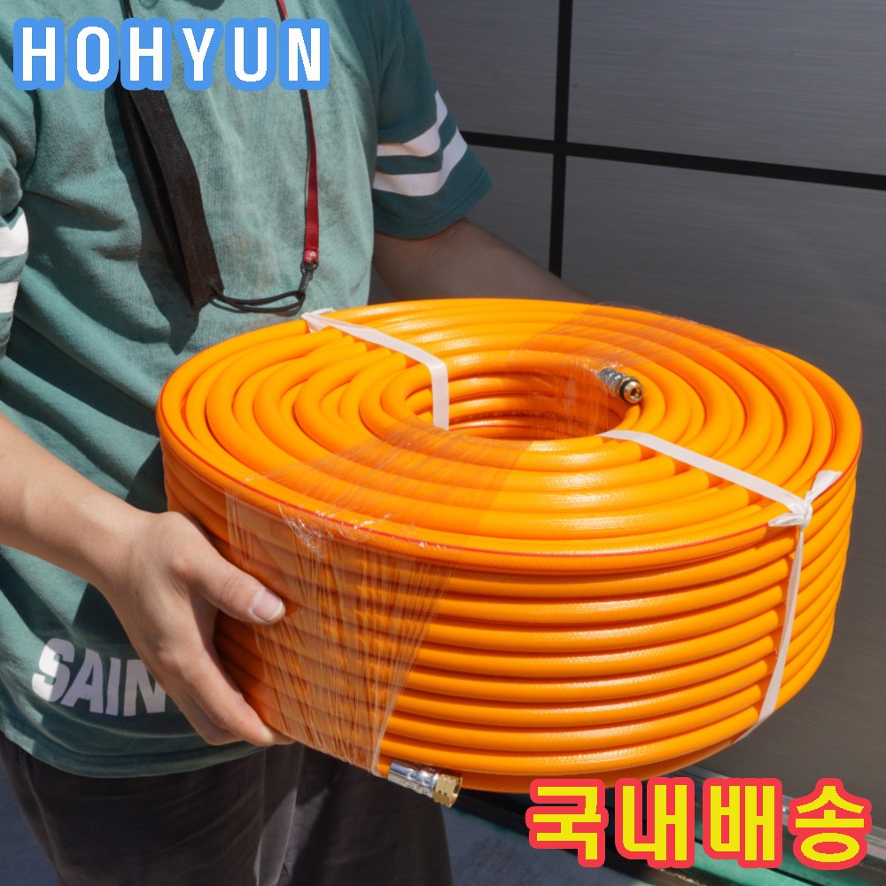 농약호스 고압분무기 동력 농업용 인삼 호스 내경 6.5 / 8.5 / 10 / 13 mm 호현산업, 1개 169,000원
