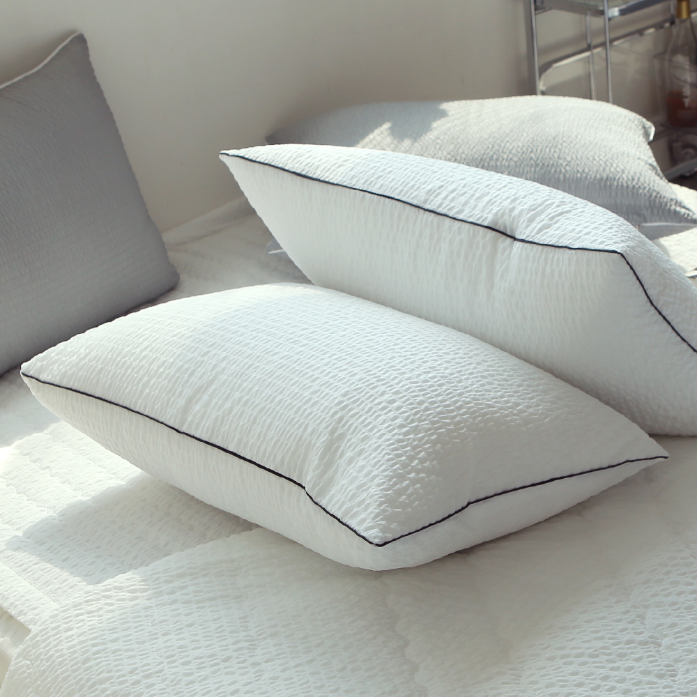 지베딩 심플스노우 냉감 스노우리플 베개커버 14,900원