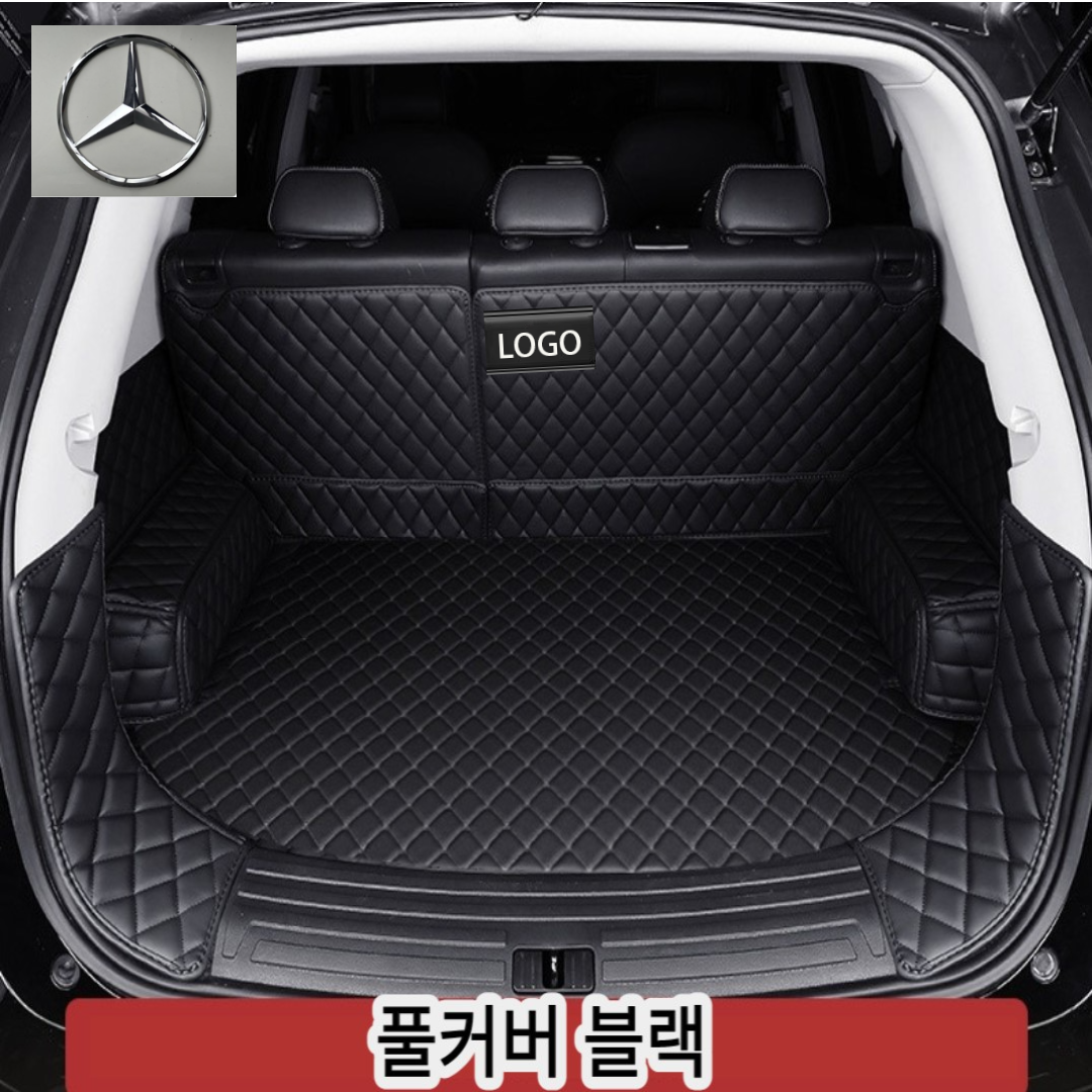 럭키카 벤츠 트렁크매트 카매트 방수매트 풀커버매트 차박매트 6D매트 C클래스 E클래스 S클래스 GLC GLE GLS, 풀커버블랙, G바겐 119,000원